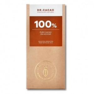 Chocolate natural 100% 80g Dr Cacao