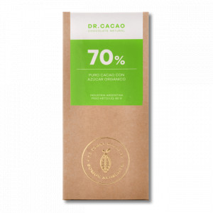Chocolate natural 70% 80g Dr Cacao