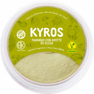 Hummus de Garbanzos con Aceite de Oliva Kyros